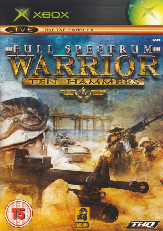 Full Spectrum Warrior Ten Hammers box art for Xbox